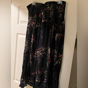 Ladies black and gold skirt